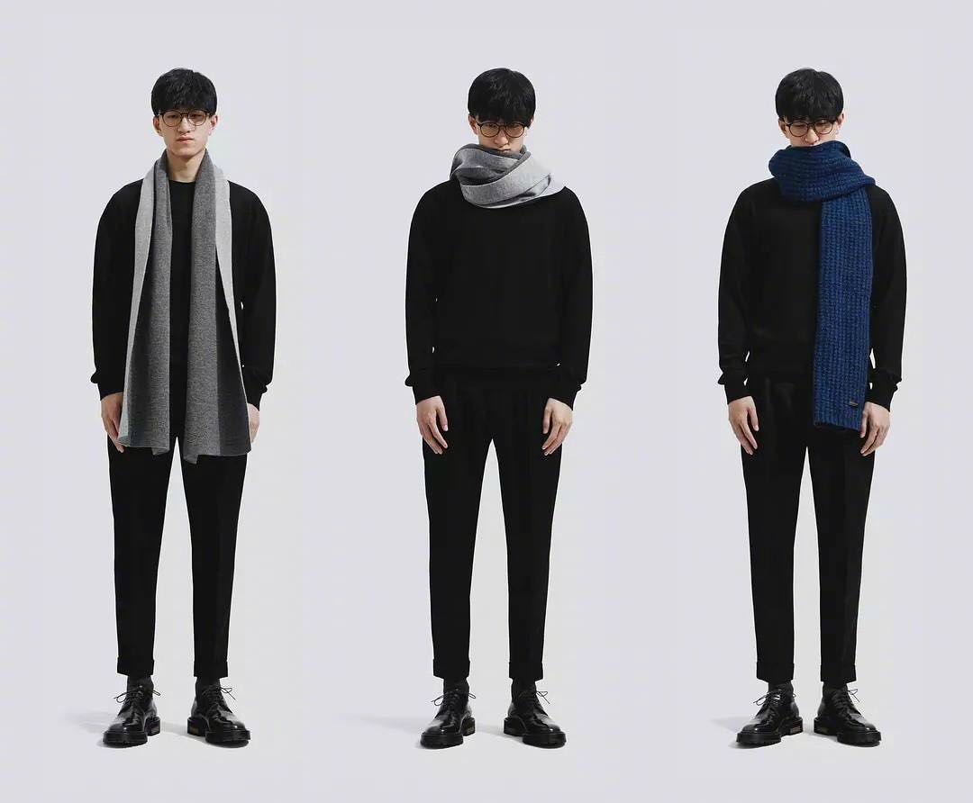 秋冬季时尚有型男装套装,保暖又不笨重的穿搭男