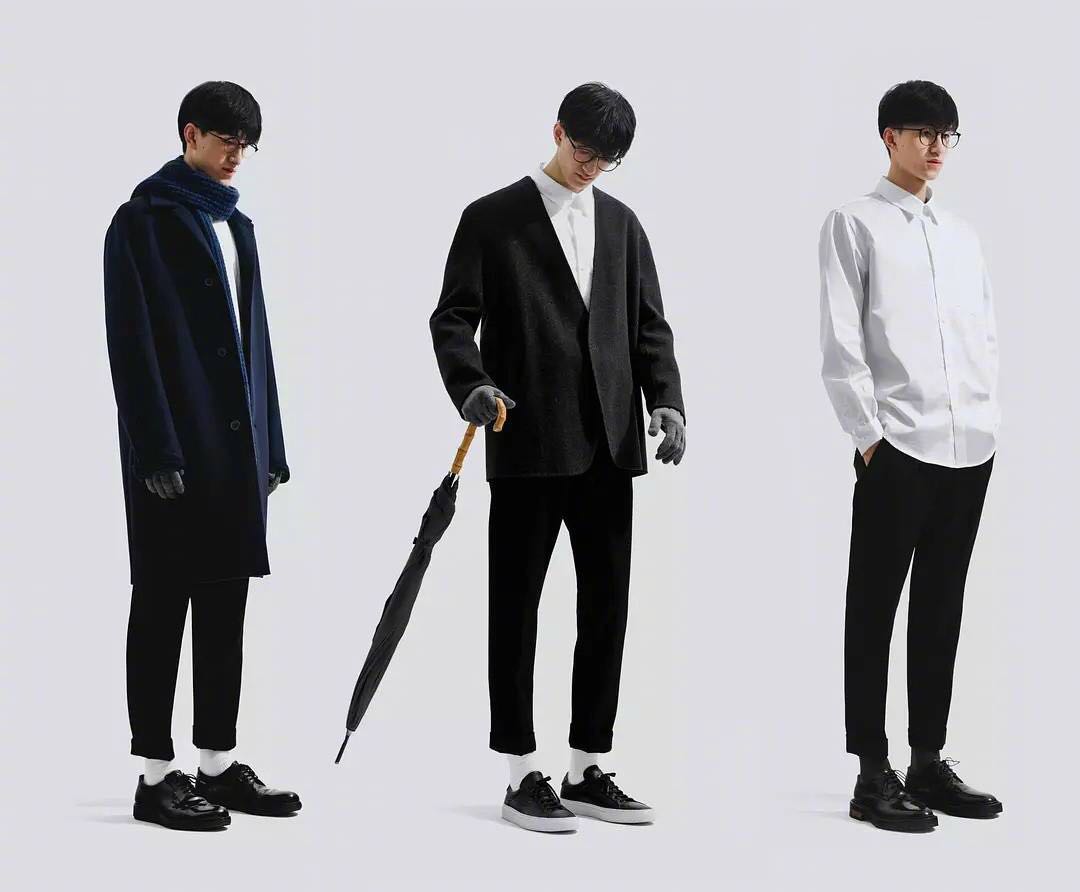 秋冬季时尚有型男装套装,保暖又不笨重的穿搭男