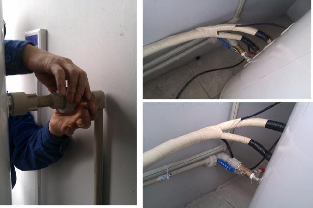 商用空气源热泵安装视频教程,空气源热泵的正确安装图