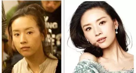 看了这些女明星化妆前后的对比照，才知道什么叫鬼斧神工