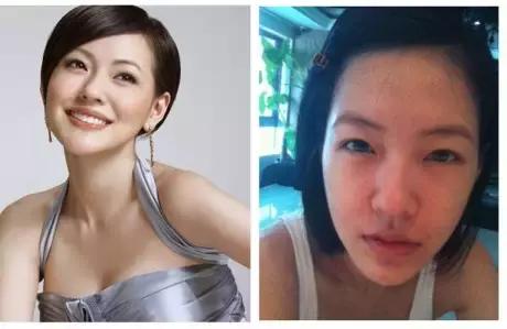 看了这些女明星化妆前后的对比照，才知道什么叫鬼斧神工