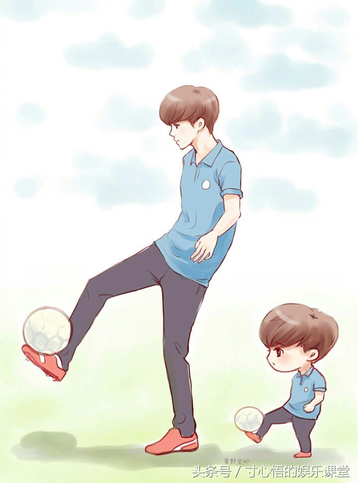 鹿晗q版萌图,鹿晗q版图