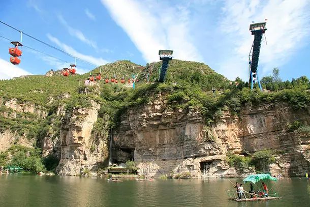 竹筏漂流桂林山涧,漂流蹦极北京