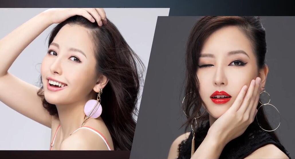 粉色眼影双重奏，用眼眉色调+线条决定时尚表情！