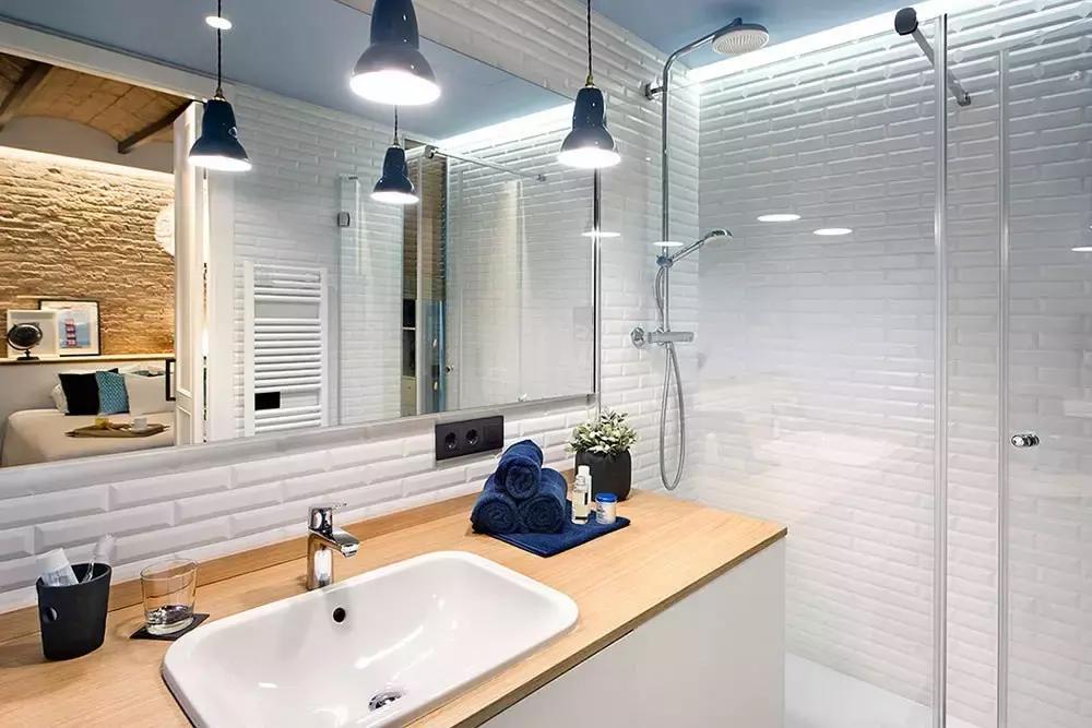 室内设计丨40平地中海风格的巴塞罗那海边度假小屋