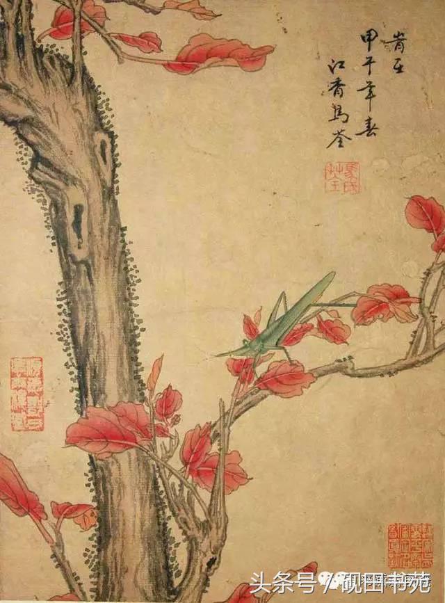 清·女画家马荃画作欣赏