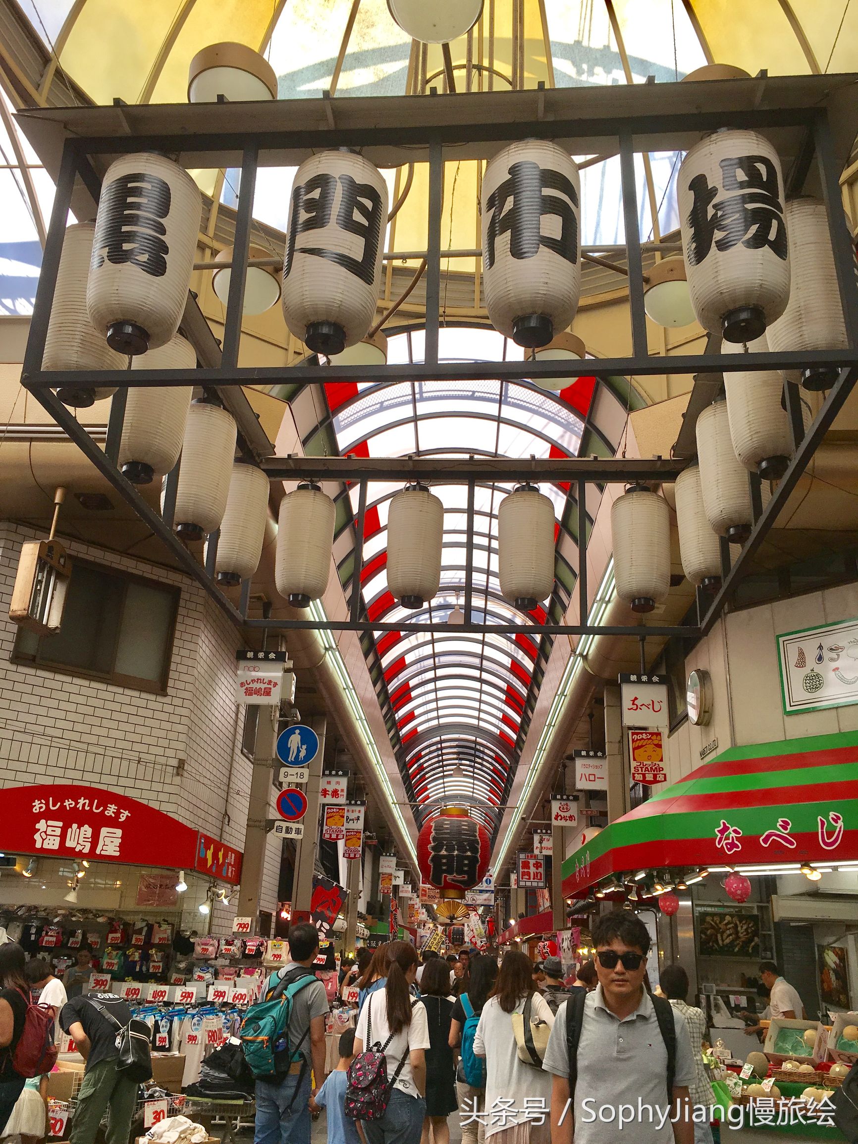 日本大黑门海鲜市场,日本大阪河豚