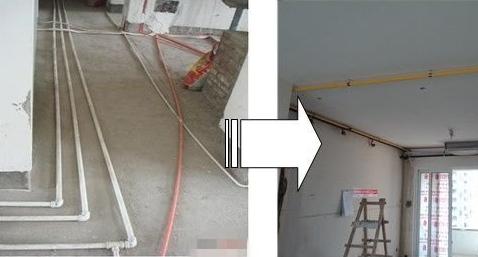 卫生间水管从上走还是从下走,卫生间水管走地面要抬高多少