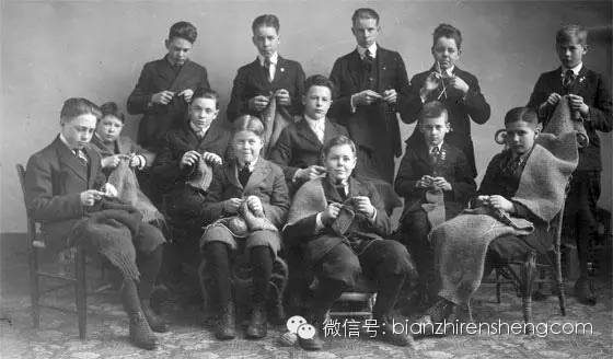 战争中的编织？英美国家的男人为什么编织？