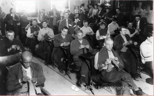 战争中的编织？英美国家的男人为什么编织？