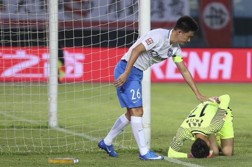 天津德比前米克尔曹阳,米克尔天津泰达集锦