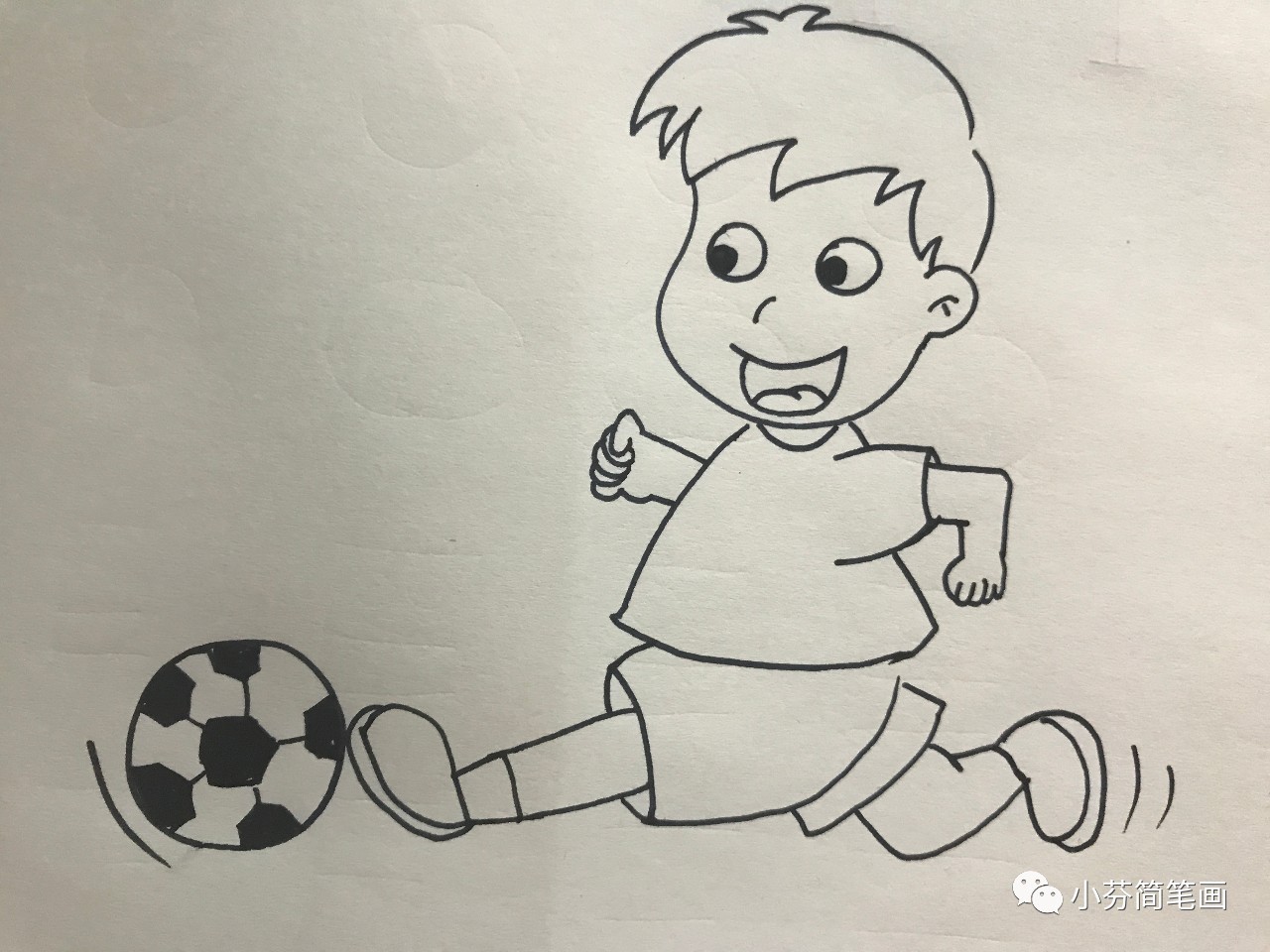 人的简笔画男孩,简笔画教程男孩打篮球