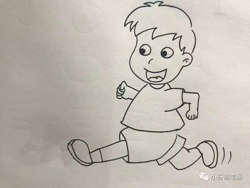 人的简笔画男孩,简笔画教程男孩打篮球