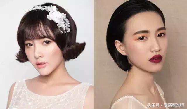 短发新娘可以自己弄的造型,短发新娘造型秀禾服