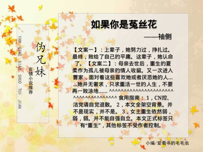 养成系小说双男主伪兄弟,十大伪兄妹养成文免费