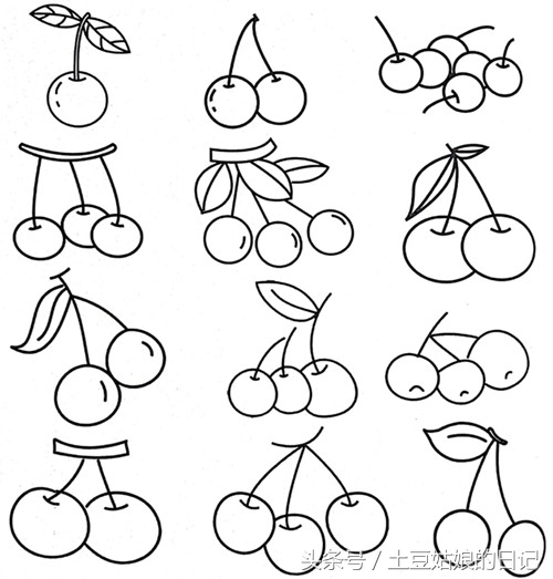 031家有喜欢画画的宝贝？那么这样的水果简笔画可要收藏好