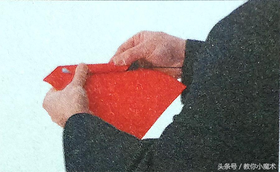 折叠笔消失魔术,让笔消失的小魔术