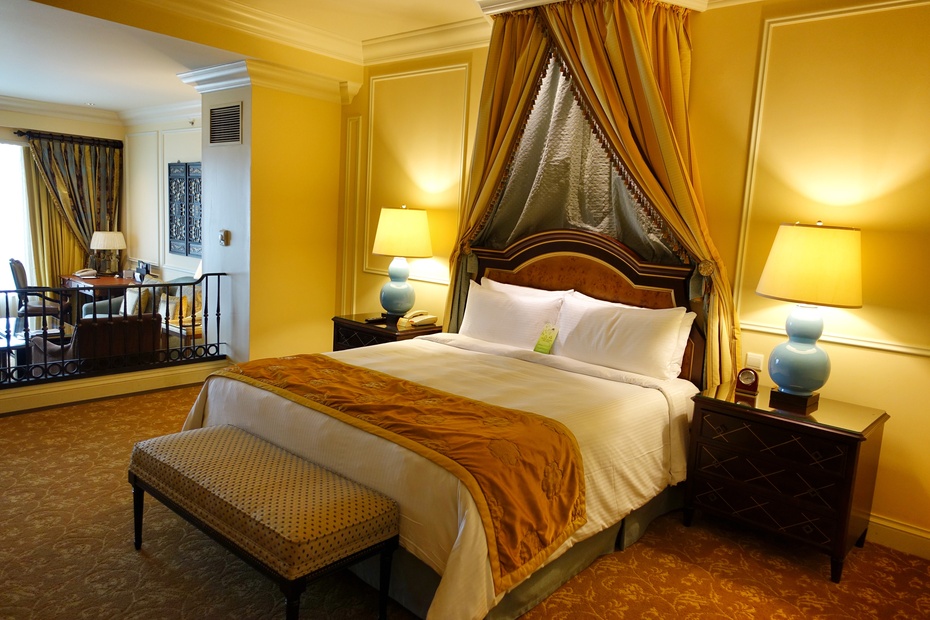 澳门威尼斯金碧辉煌吗,澳门威尼斯人金碧辉煌的大堂长廊