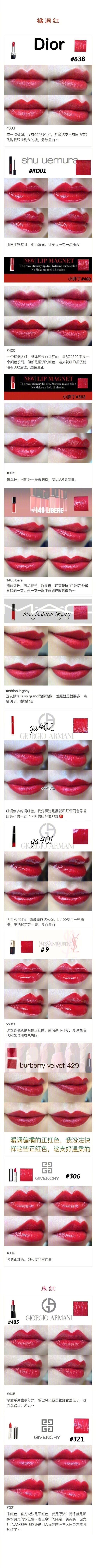 最近流行的口红大牌口红,史上最全的口红集合