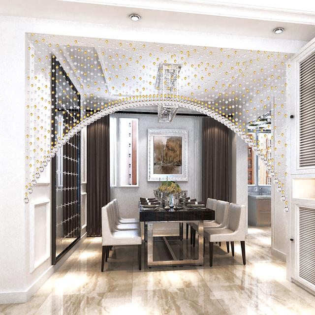 卧室珠帘最新款高端大气,客厅单纱帘装哪种比较好看