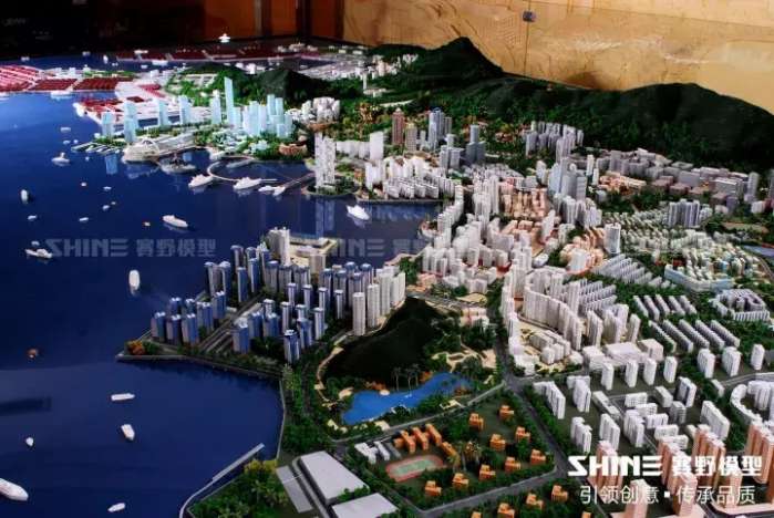 整个深圳城市沙盘模型,致敬深圳特区42年