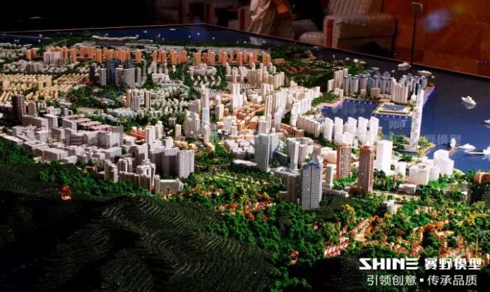 整个深圳城市沙盘模型,致敬深圳特区42年