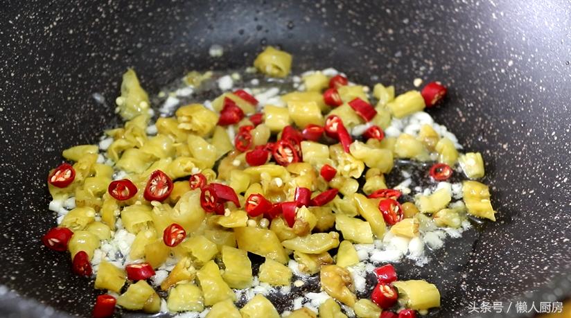 野山椒炒牛肉末的做法,湘菜野山椒香菜牛肉做法