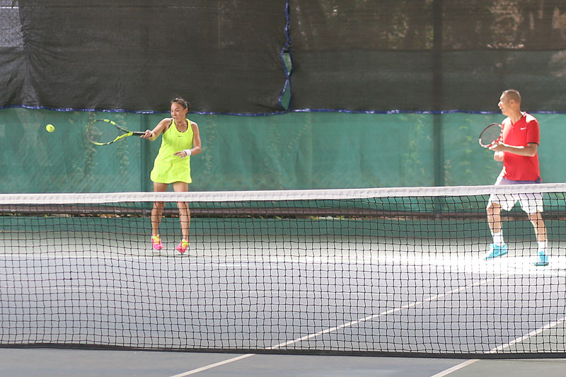 国庆长假这里不休息，南宁第四届“绿城杯”网球黄金联赛延续精彩