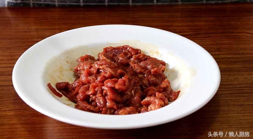 野山椒炒牛肉末的做法,湘菜野山椒香菜牛肉做法