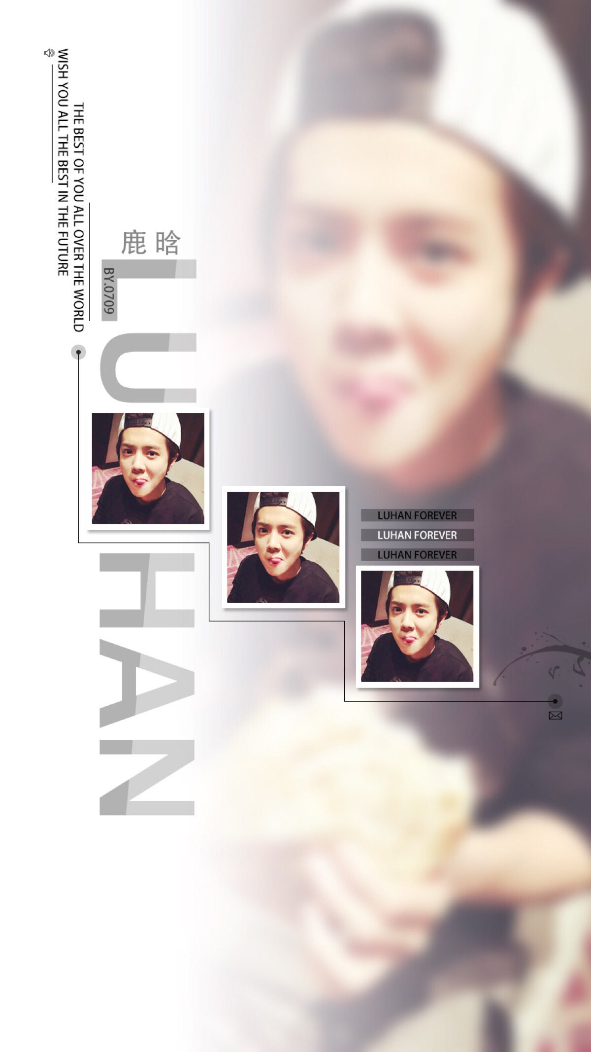 鹿晗高清手机壁纸大图,鹿晗高清壁纸2017卡通