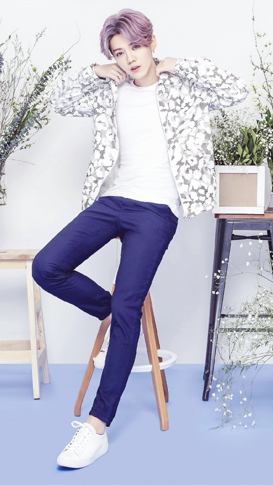 鹿晗高清手机壁纸大图,鹿晗高清壁纸2017卡通