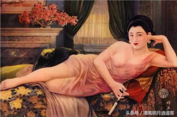 当香烟遇上美女，民国时期的广告海报，难得一见！