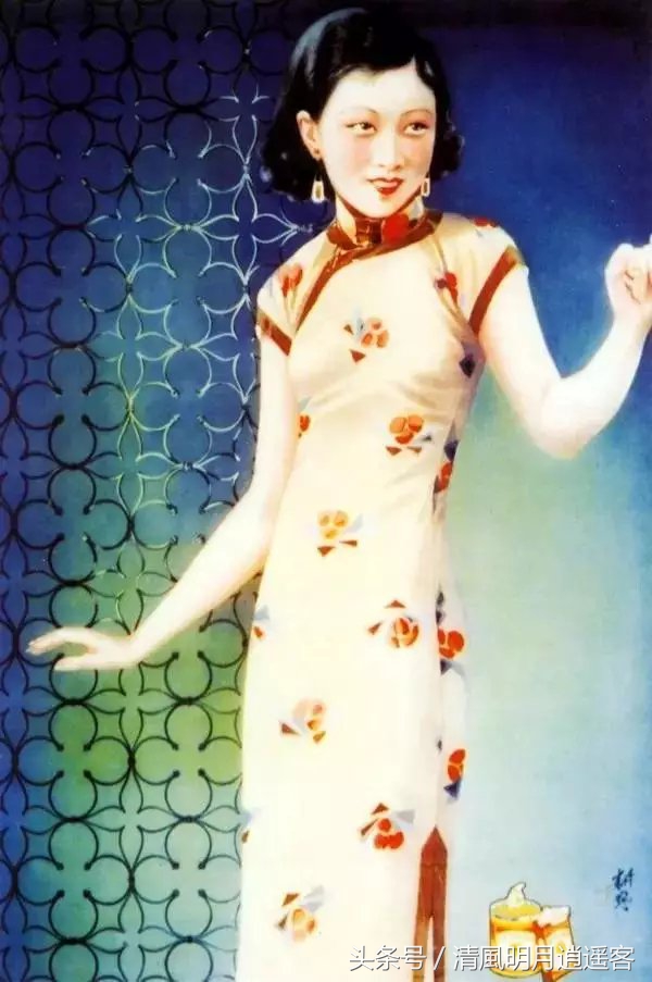 当香烟遇上美女，民国时期的广告海报，难得一见！
