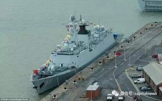 中国海军舰艇访问英国泰晤士河,中国海军震撼全世界