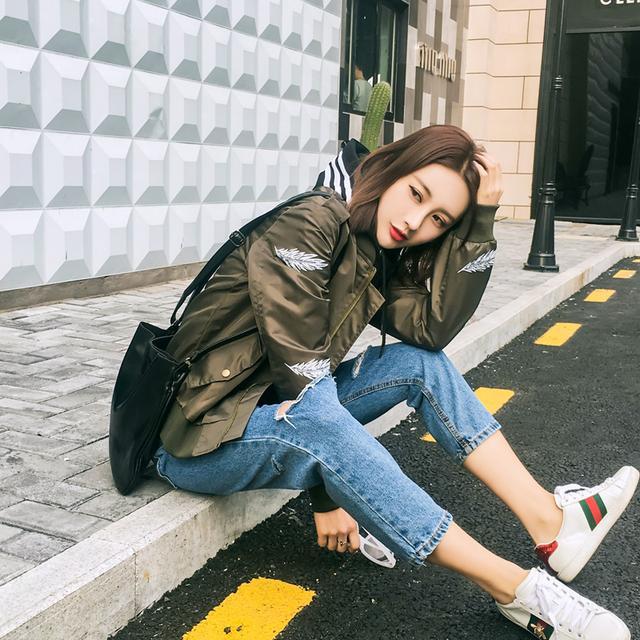 甜酷棒球服套装搭配,棒球服萌妹