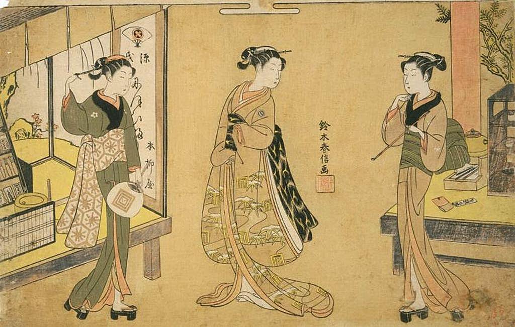 走在江户的商店街上，请一定不要错过日本活体广告牌“看板娘”