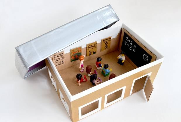 4-6岁儿童鞋盒手工小汽车,简单的鞋盒手工