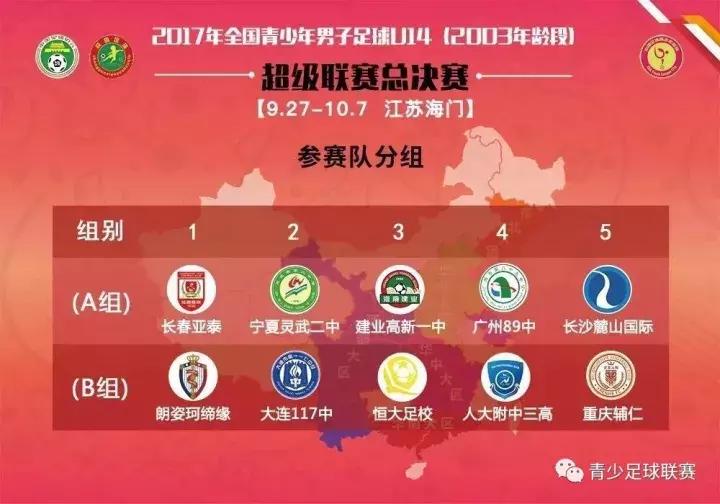2023青超u14联赛名单,u14青超足球赛程表