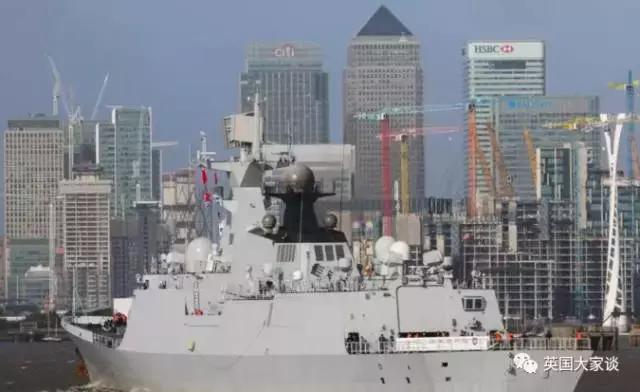 中国海军舰艇访问英国泰晤士河,中国海军震撼全世界
