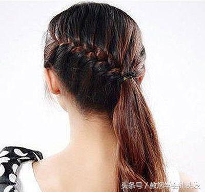 夏季日常简单好看的扎发,很火的简单扎发