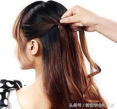 夏季日常简单好看的扎发,很火的简单扎发