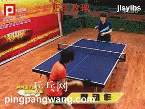 乒乓球横板正手攻球教学,乒乓球横板正手攻球基本功