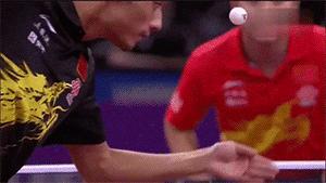 逆旋转发球教学视频慢动作张继科,张继科霸王拧教学直拍