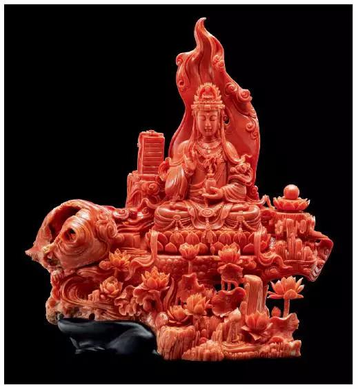 珊瑚石雕刻作品,红珊瑚雕刻作品图片大全欣赏