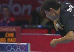 逆旋转发球教学视频慢动作张继科,张继科霸王拧教学直拍