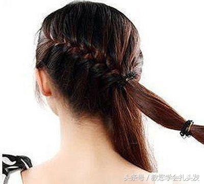 夏季日常简单好看的扎发,很火的简单扎发