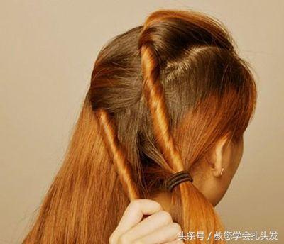 夏季日常简单好看的扎发,很火的简单扎发
