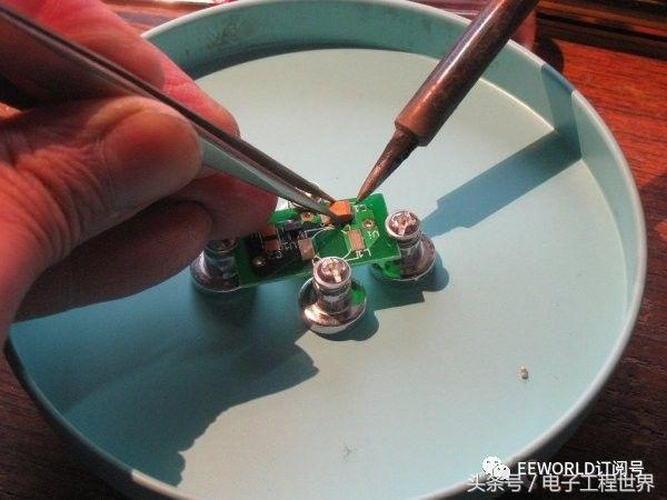 pcb手工贴片焊台,自制焊接360度旋转工作台