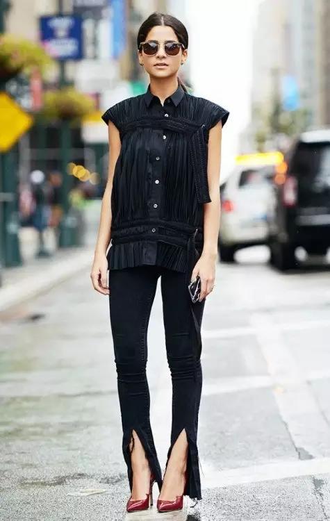 最时尚刺绣哈伦牛仔裤,轻奢刺绣阔腿牛仔裤