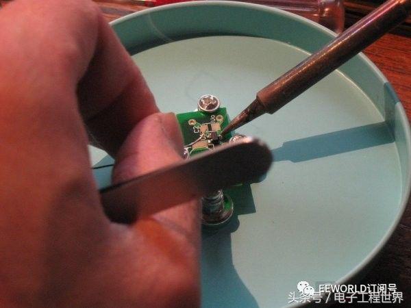 pcb手工贴片焊台,自制焊接360度旋转工作台